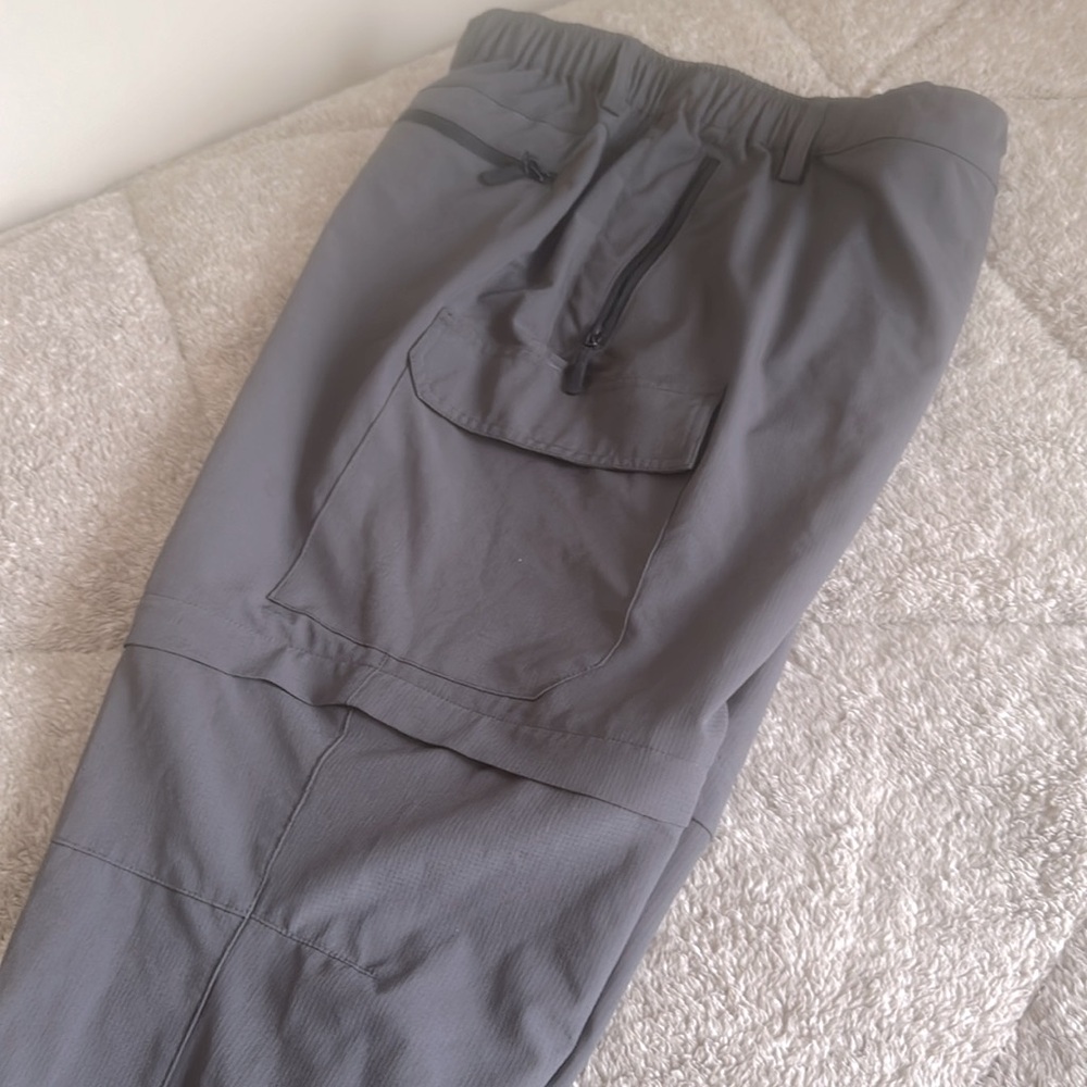 Unisex convertible cargo hiking pants